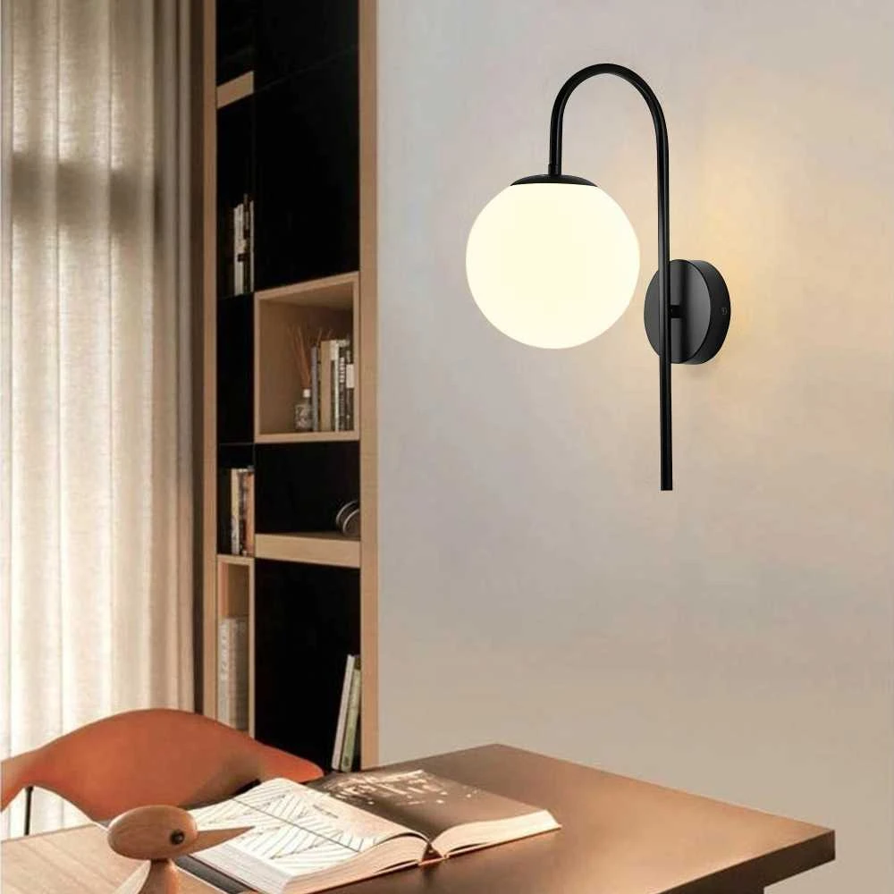Pakabinamas šviestuvas Toolight Sieninė lempa G090-1W Juodas