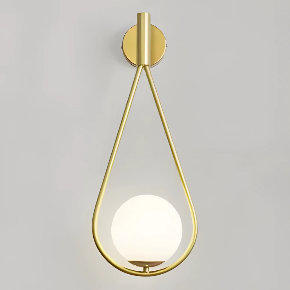 Pakabinamas šviestuvas Toolight Sieninė lempa G094-1W GOLD Baltas
