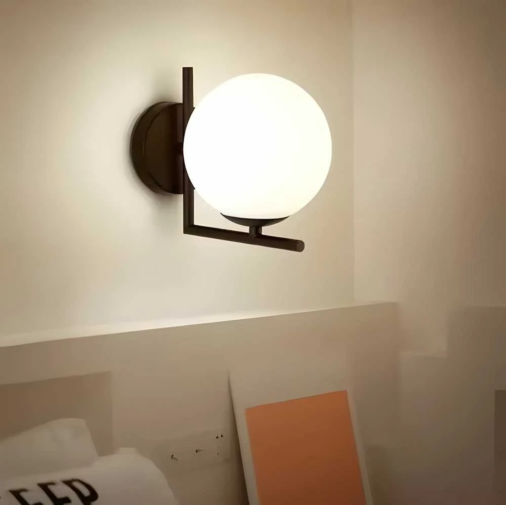 Pakabinamas šviestuvas Toolight Sieninė lempa G101-1W Juodas Baltas