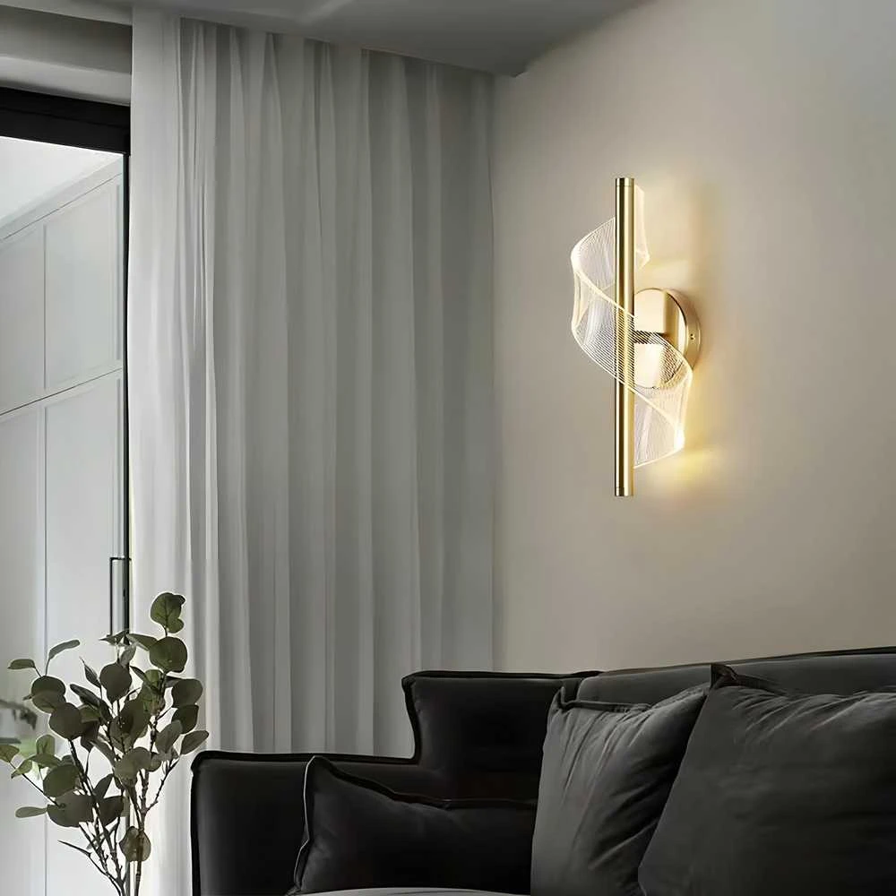 Pakabinamas šviestuvas Toolight Sieninė lempa LED G032-W Gold