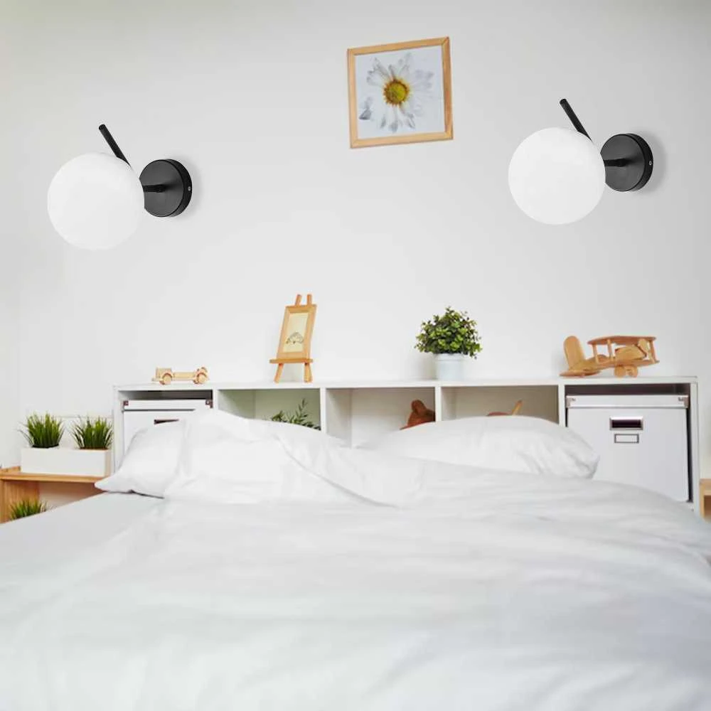 Pakabinamas šviestuvas Toolight Sieninė lempa G099-1W Juodas