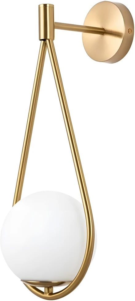 Pakabinamas šviestuvas Toolight Sieninė lempa G094-1W GOLD Baltas