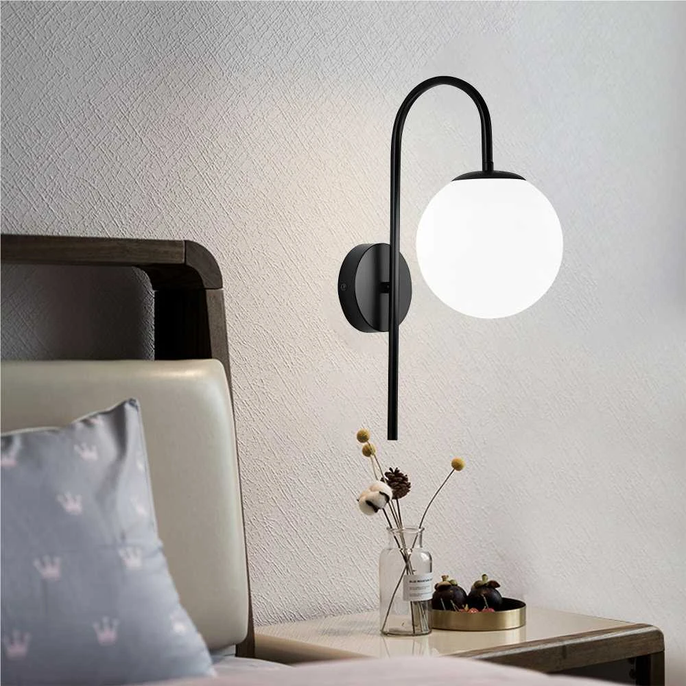Pakabinamas šviestuvas Toolight Sieninė lempa G090-1W Juodas