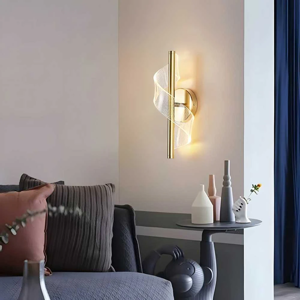 Pakabinamas šviestuvas Toolight Sieninė lempa LED G032-W Gold