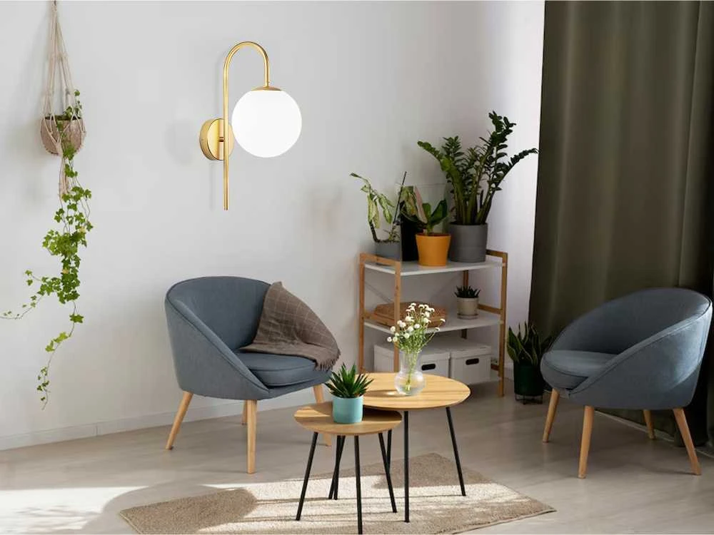 Pakabinamas šviestuvas Toolight Sieninė lempa G091-1W GOLD