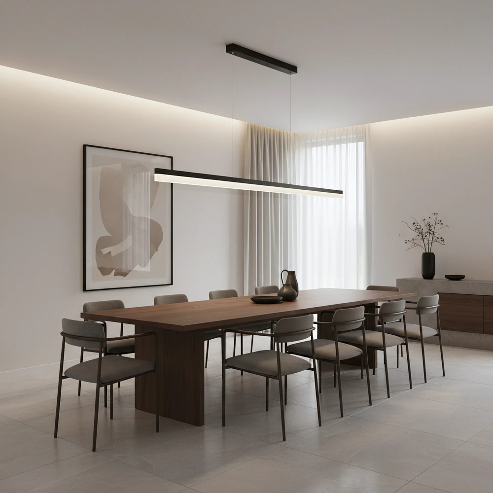 Pakabinamas šviestuvas Toolight Šviestuvas LED APP1695-CP 200 cm Juodas