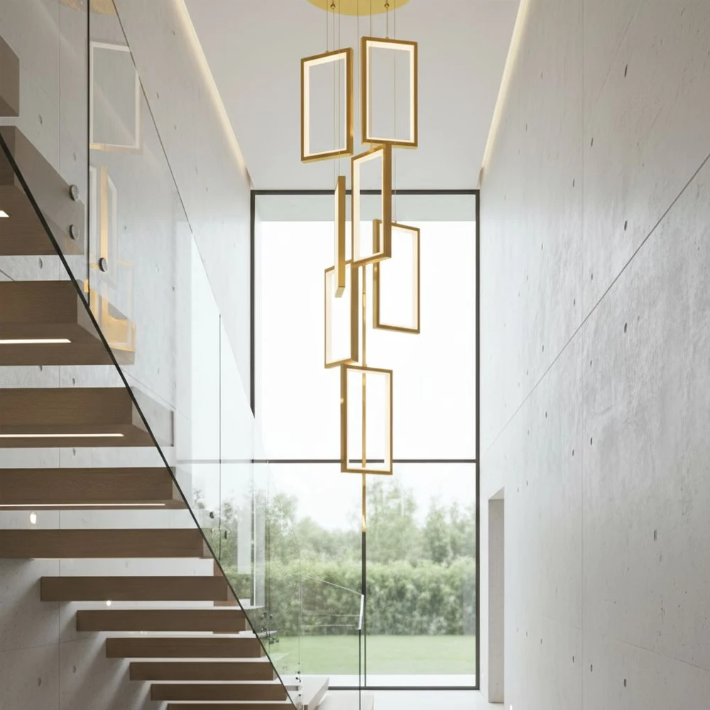 Pakabinamas šviestuvas Toolight šviestuvas LED LHJ090-7CP GOLD