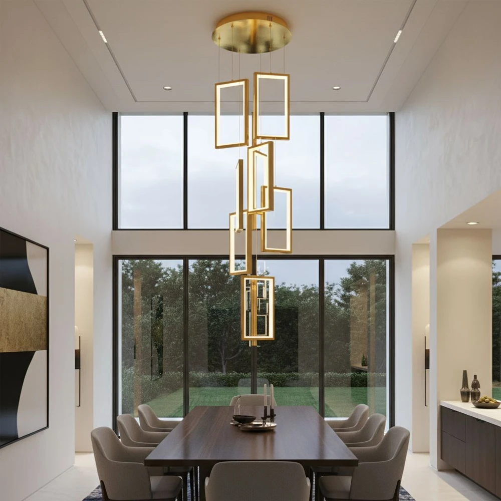 Pakabinamas šviestuvas Toolight šviestuvas LED LHJ090-7CP GOLD