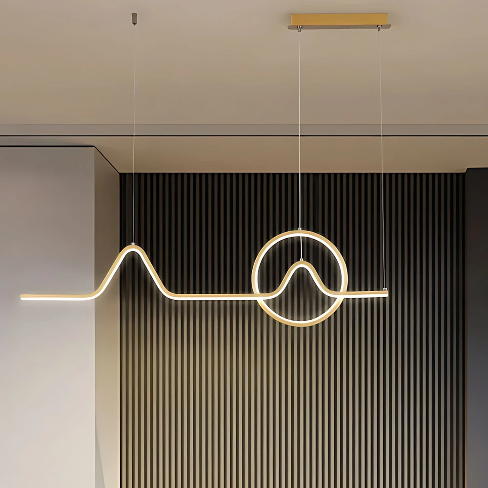Pakabinamas šviestuvas Toolight šviestuvas LED LHJ022-CP 120 cm GOLD