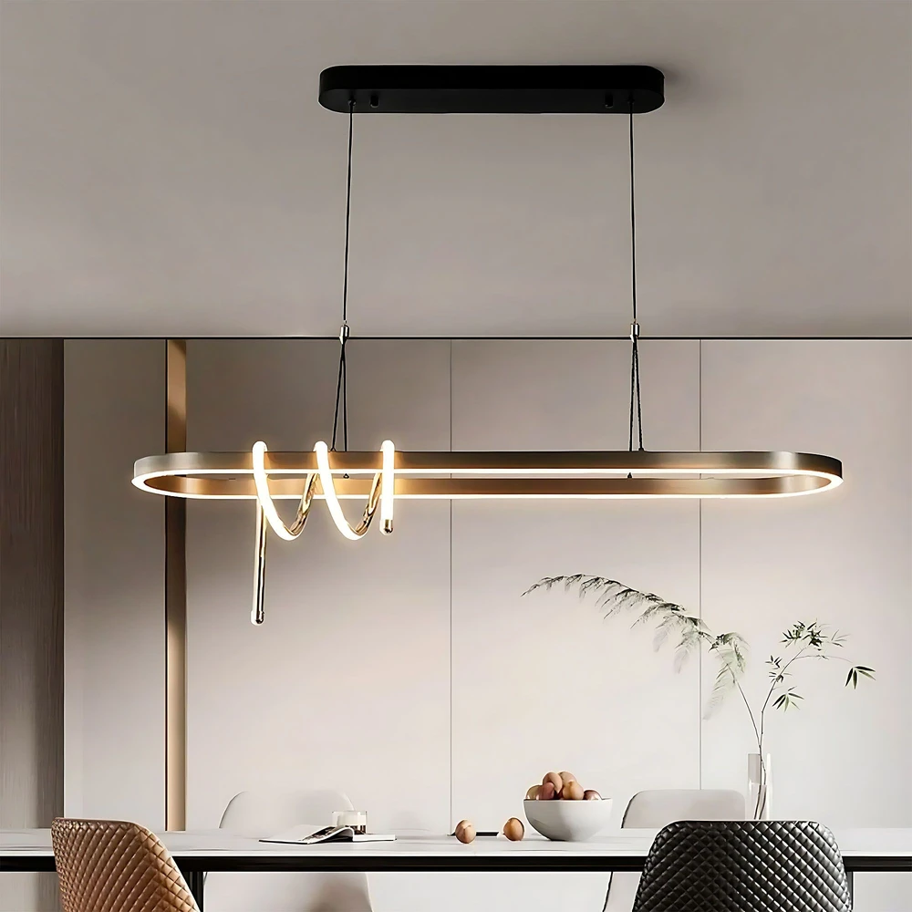 Pakabinamas šviestuvas Toolight šviestuvas LED LHJ040-CP 120 cm Juodas