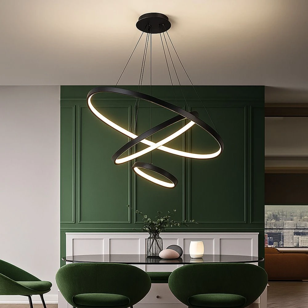 Pakabinamas šviestuvas Toolight šviestuvas LED LHJ013-CP3 Juodas