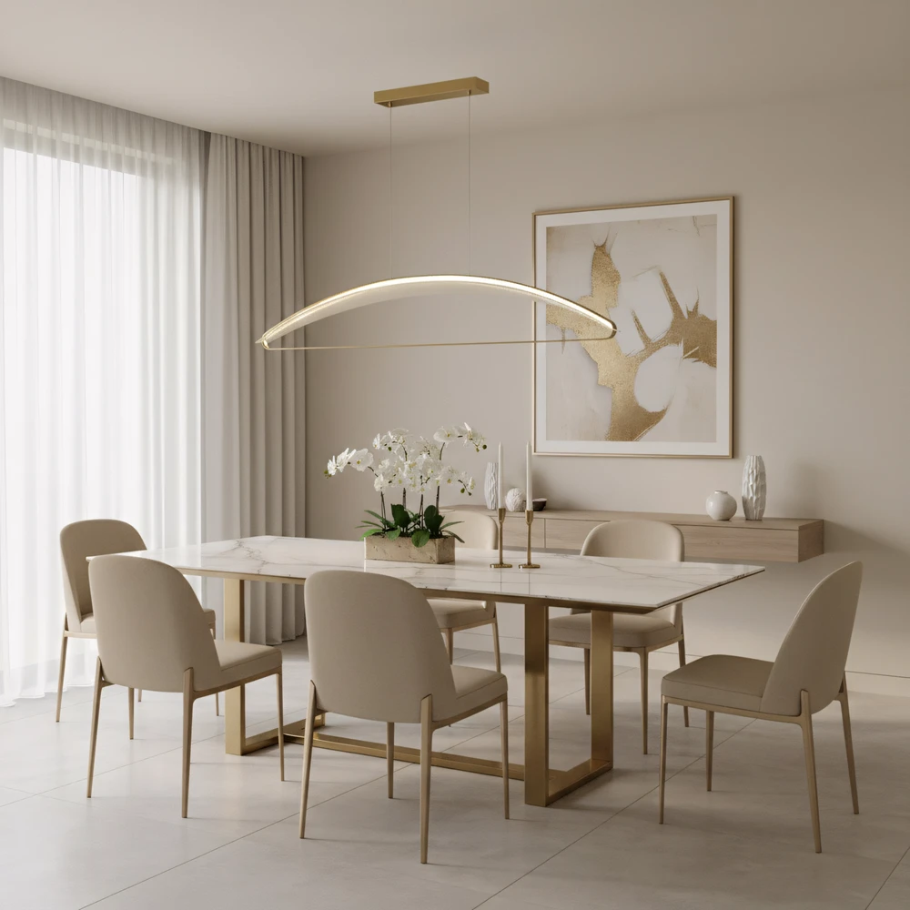 Pakabinamas šviestuvas Toolight Šviestuvas G124-CP GOLD