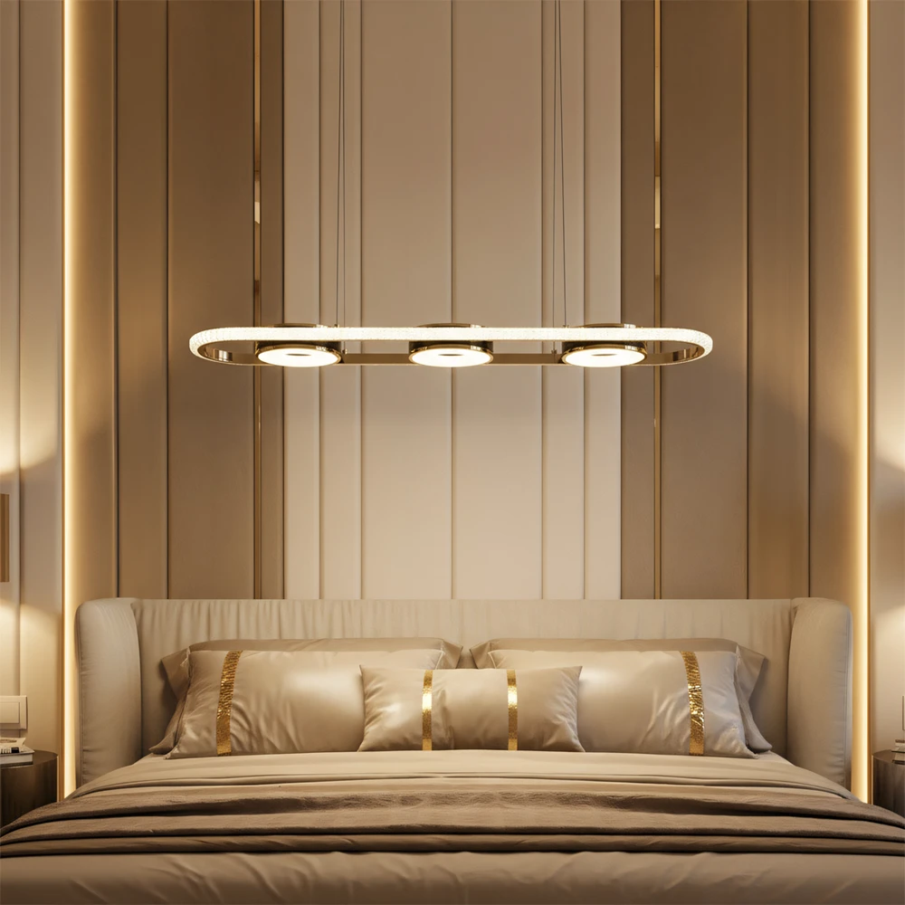 Pakabinamas šviestuvas Toolight Šviestuvas G135-CP GOLD
