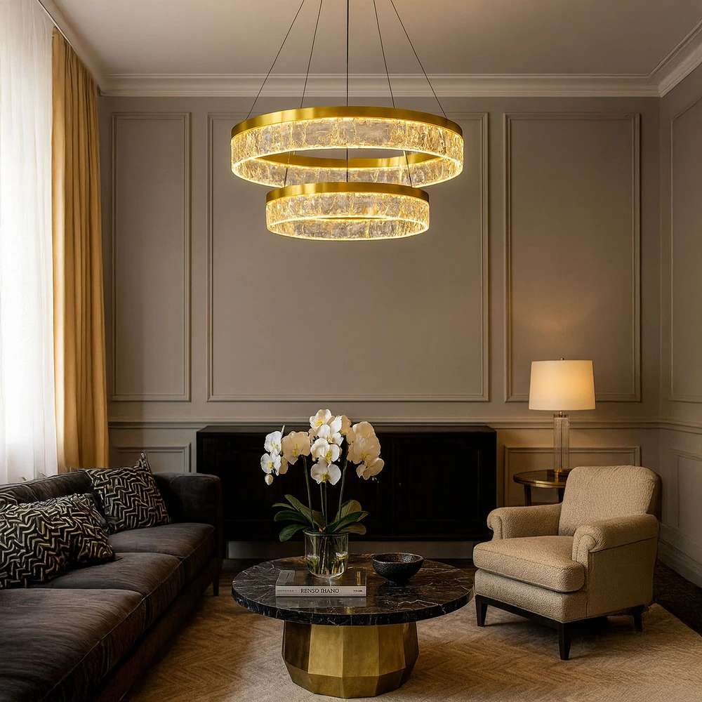 Pakabinamas šviestuvas Toolight šviestuvas LED LHJ049-CP2 GOLD