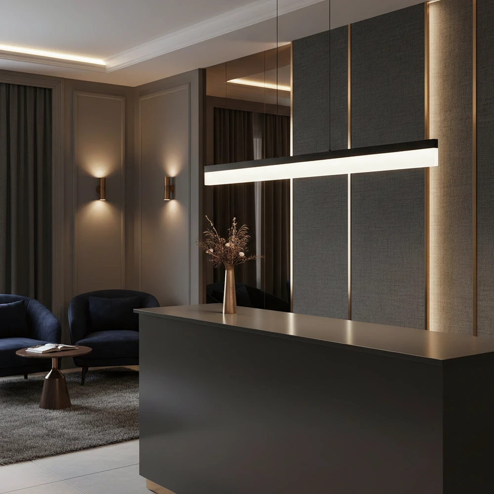 Pakabinamas šviestuvas Toolight Šviestuvas LED APP1692-CP 120 cm Juodas