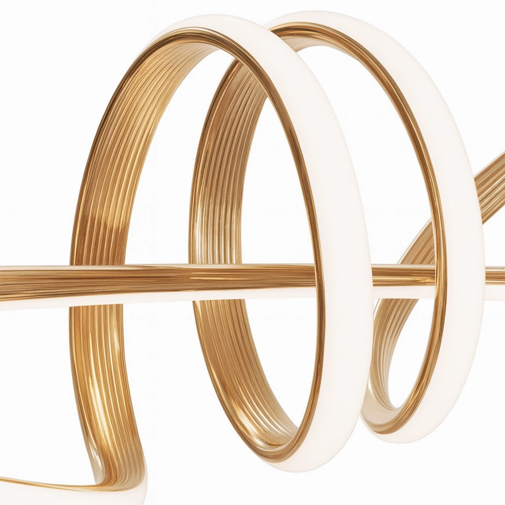 Pakabinamas šviestuvas Toolight šviestuvas LED LHJ036-CP GOLD