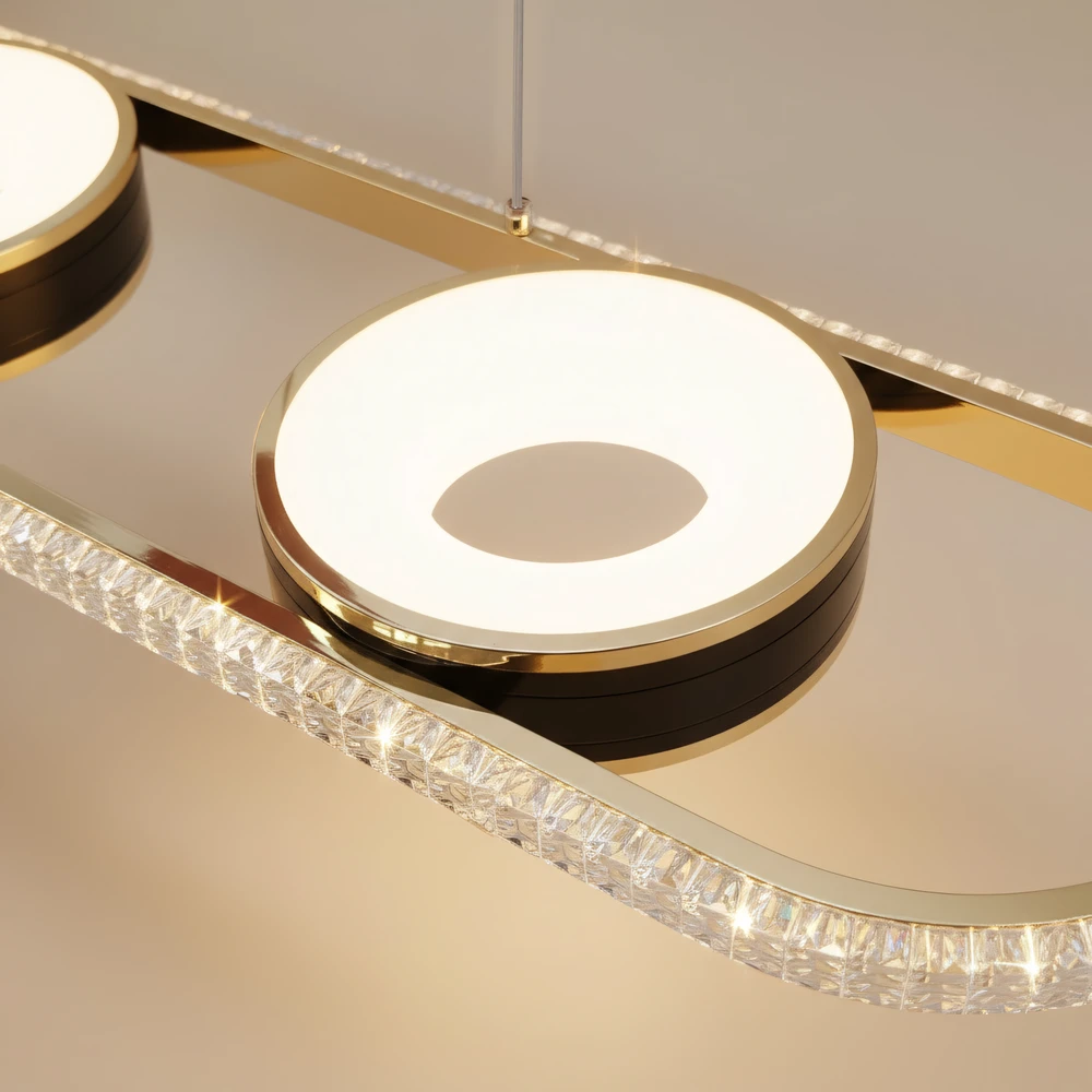 Pakabinamas šviestuvas Toolight Šviestuvas G135-CP GOLD