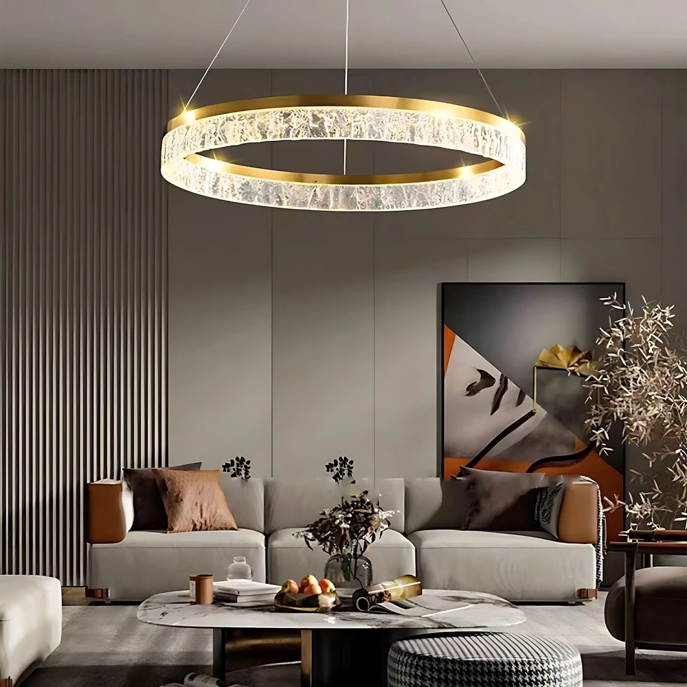 Pakabinamas šviestuvas Toolight šviestuvas LED LHJ047-CP 80 cm GOLD