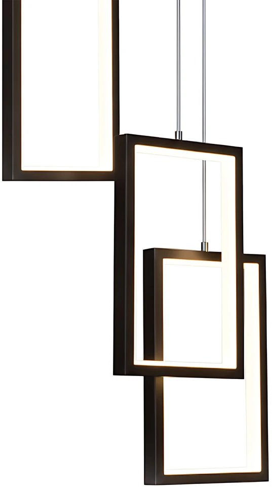 Pakabinamas šviestuvas Toolight šviestuvas LED LHJ089-7CP Juodas