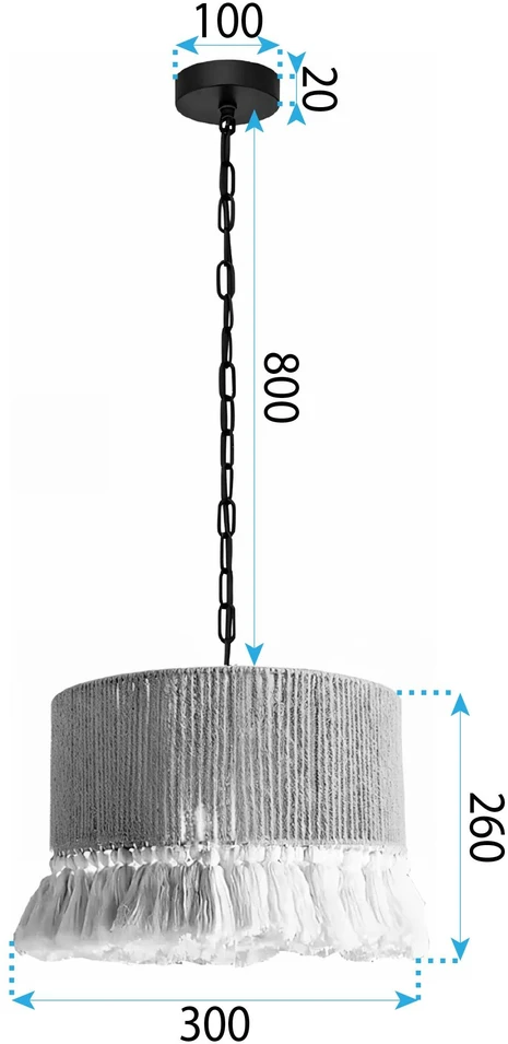 Pakabinamas šviestuvas Toolight Šviestuvas APP1736-1CP 30 cm
