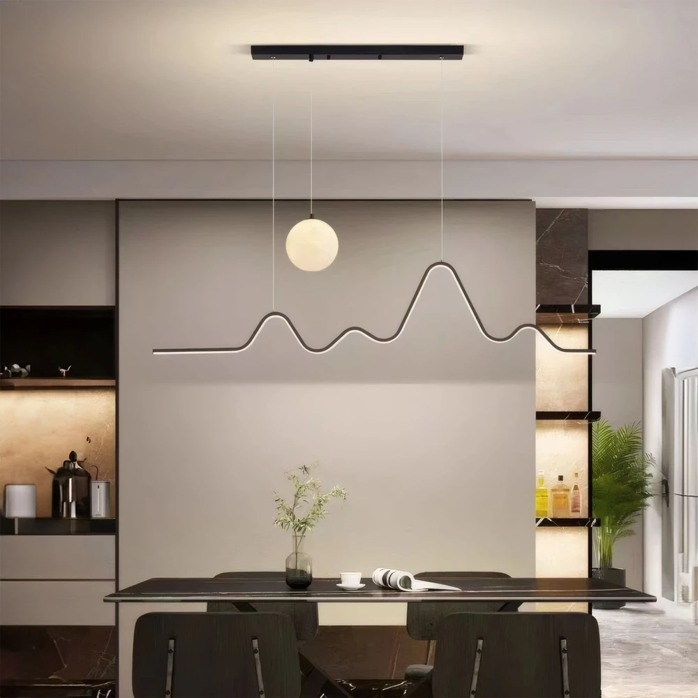 Pakabinamas šviestuvas Toolight šviestuvas LED LHJ033-CP Juodas