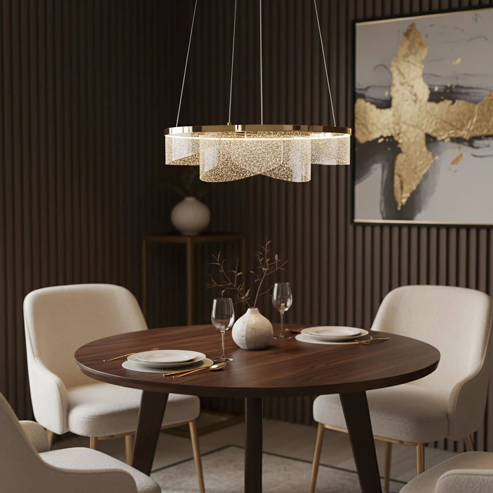 Pakabinamas šviestuvas Toolight Šviestuvas LED G138-CP 50cm Gold