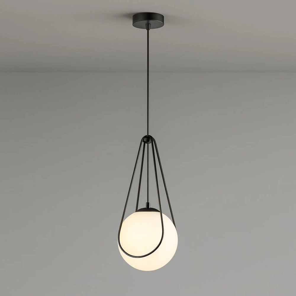 Pakabinamas šviestuvas Toolight Šviestuvas APP1792-1CP 20cm Juodas