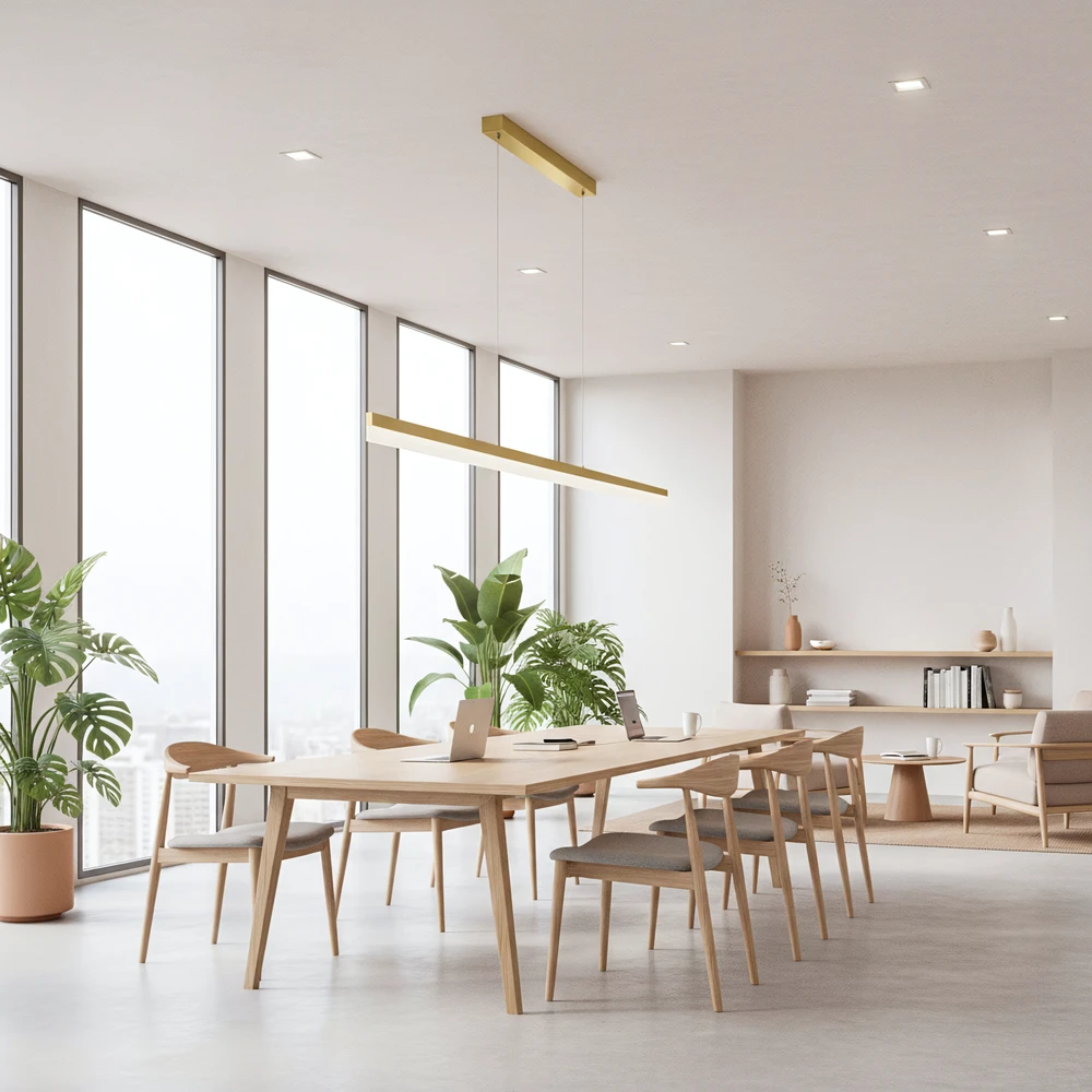 Pakabinamas šviestuvas Toolight Šviestuvas LED APP1697-CP 200 cm Gold