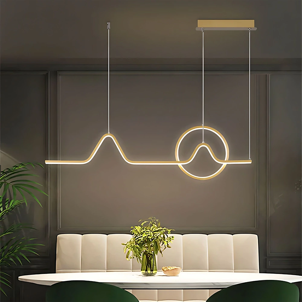 Pakabinamas šviestuvas Toolight šviestuvas LED LHJ022-CP 120 cm GOLD