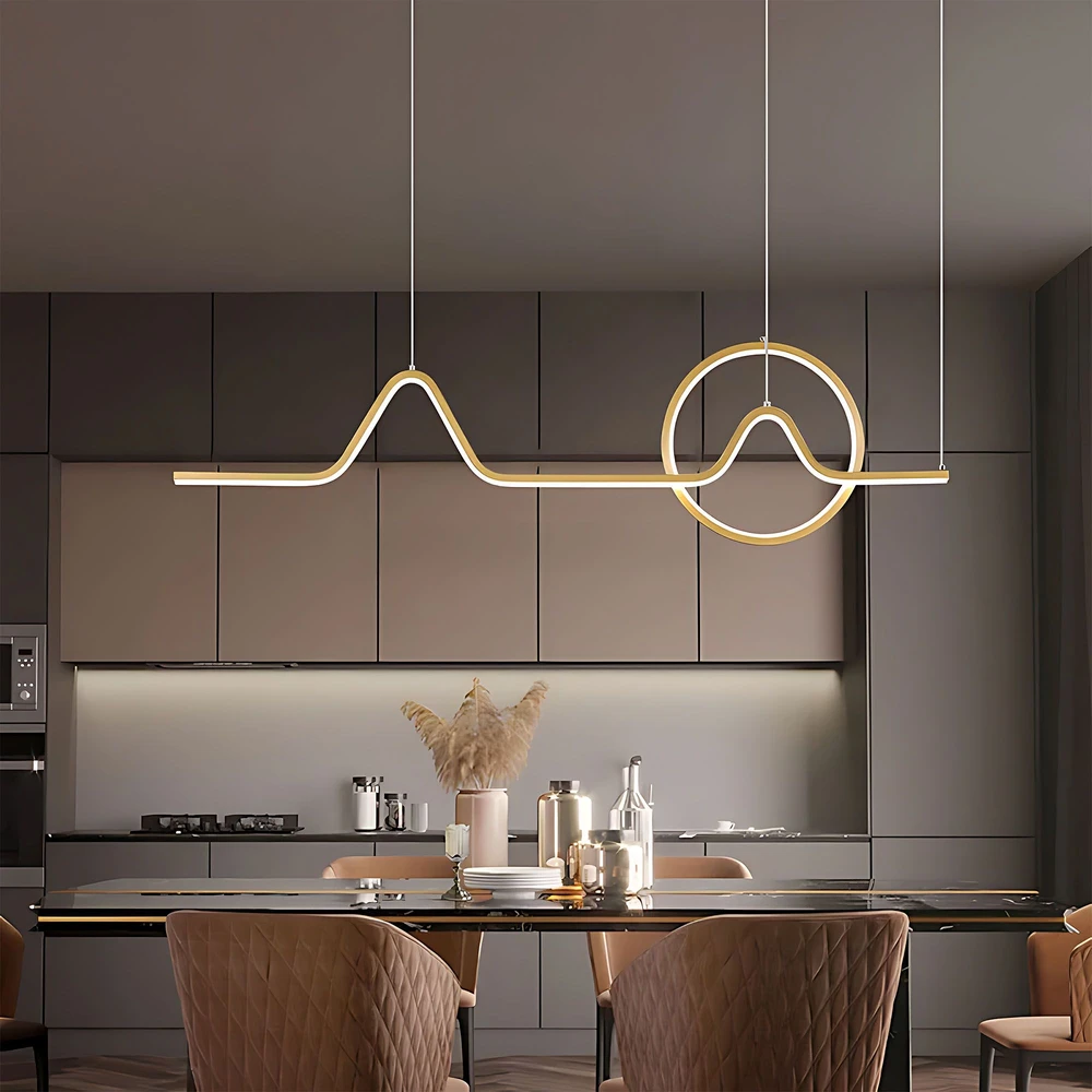 Pakabinamas šviestuvas Toolight šviestuvas LED LHJ022-CP 120 cm GOLD