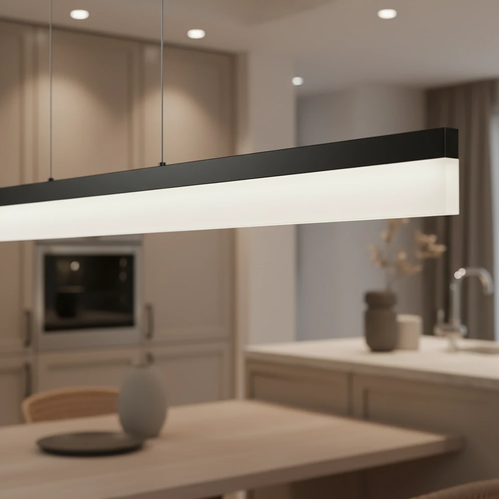 Pakabinamas šviestuvas Toolight Šviestuvas LED APP1692-CP 120 cm Juodas