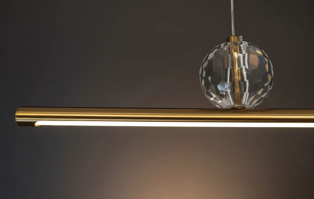 Pakabinamas šviestuvas Toolight Šviestuvas LED APP1694-CP 120 cm Gold