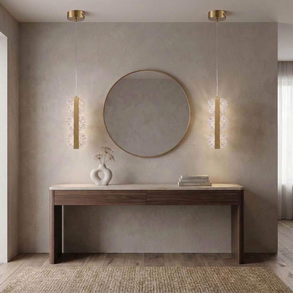 Pakabinamas šviestuvas Toolight Šviestuvas LED G150-3CP Gold