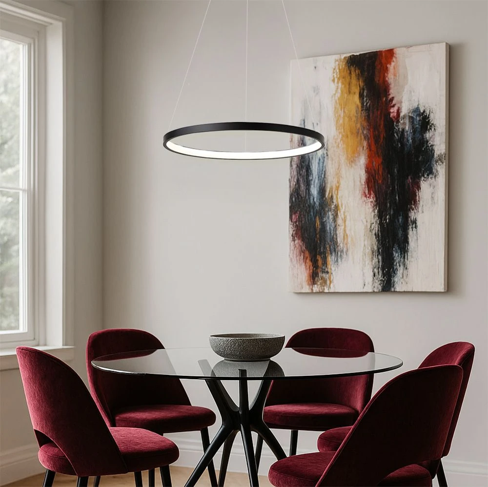 Pakabinamas šviestuvas Toolight šviestuvas LED LHJ011-CP 40cm Juodas
