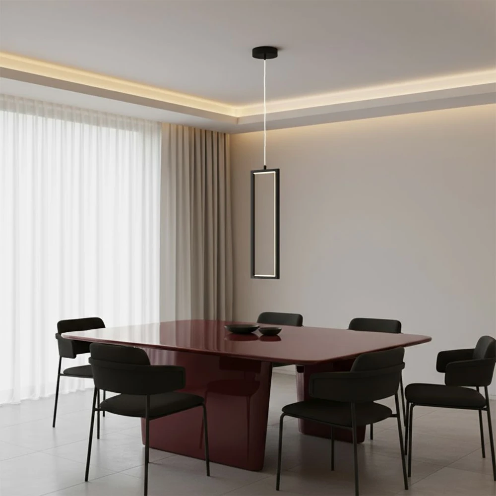 Pakabinamas šviestuvas Toolight šviestuvas LED LHJ083-1CP Juodas