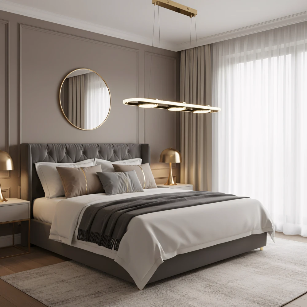 Pakabinamas šviestuvas Toolight Šviestuvas G135-CP GOLD
