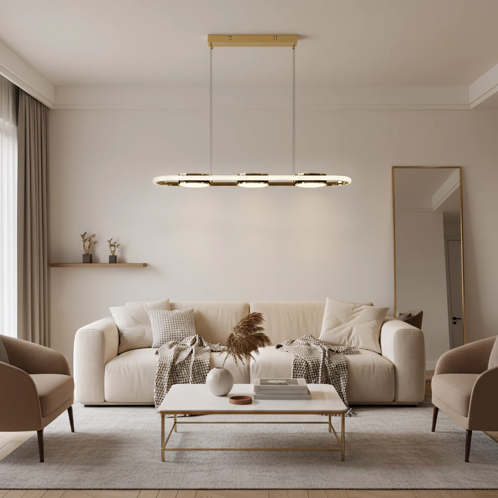 Pakabinamas šviestuvas Toolight Šviestuvas G135-CP GOLD