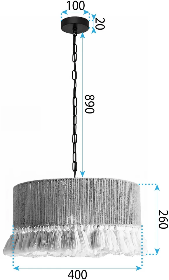 Pakabinamas šviestuvas Toolight Šviestuvas APP1735-1CP 40 cm