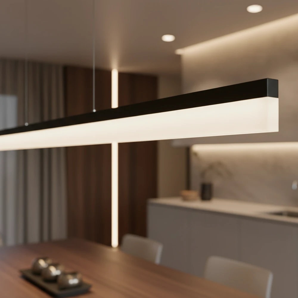 Pakabinamas šviestuvas Toolight Šviestuvas LED APP1695-CP 200 cm Juodas
