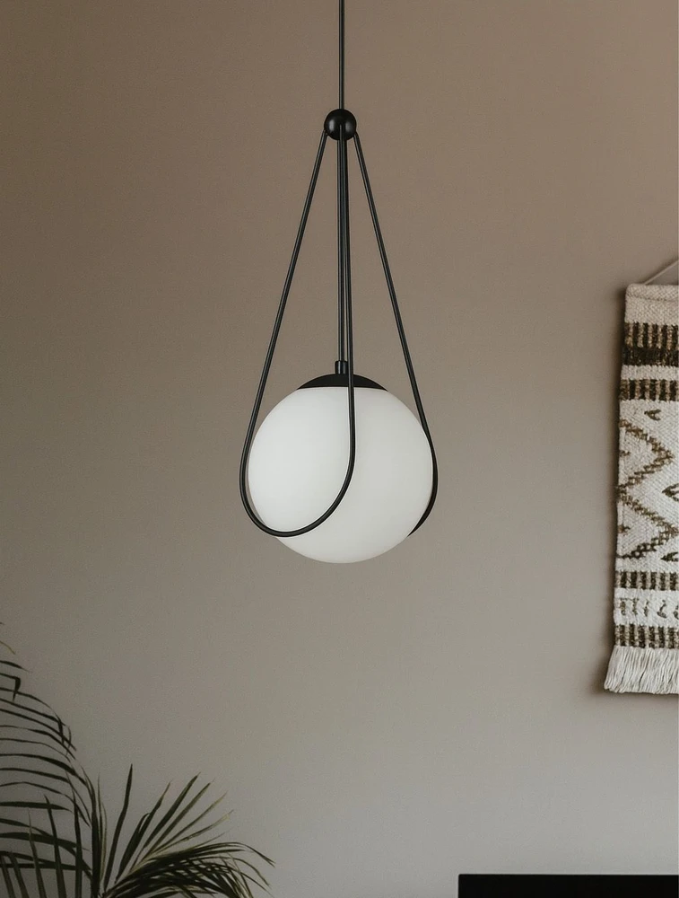 Pakabinamas šviestuvas Toolight Šviestuvas APP1792-1CP 20cm Juodas
