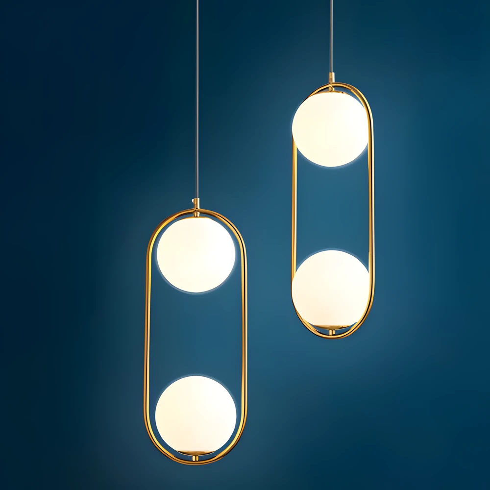 Pakabinamas šviestuvas Toolight Šviestuvas lubinis G134-2CP GOLD
