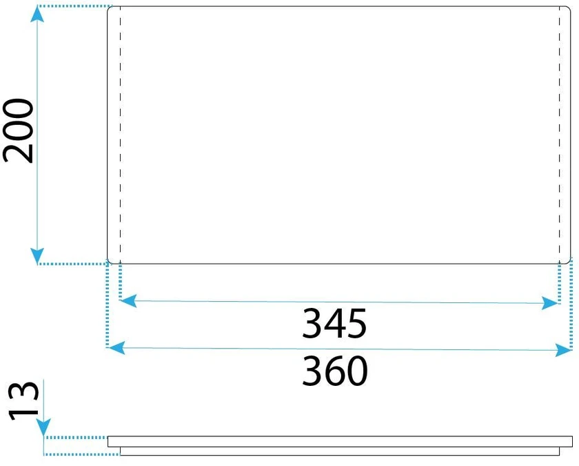 Pjaustymo Lentelė Kriauklei Rea P14489