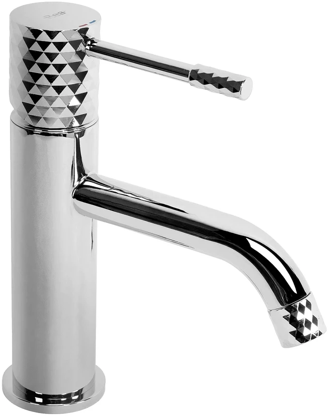 PLAUTUVĖS MAIŠYTUVAS Rea Lungo Diamond Chrome žemas