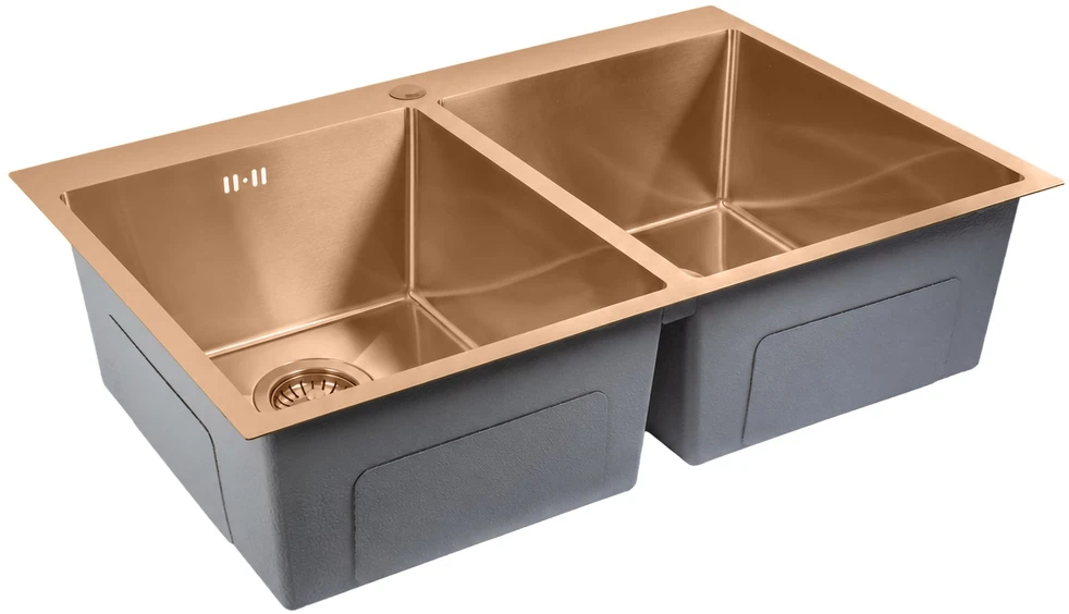 rea Plieninė kriauklė Joel BRUSH COPPER