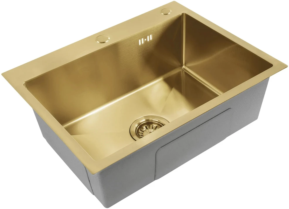 rea Plieninė kriauklė Liam BRUSH GOLD