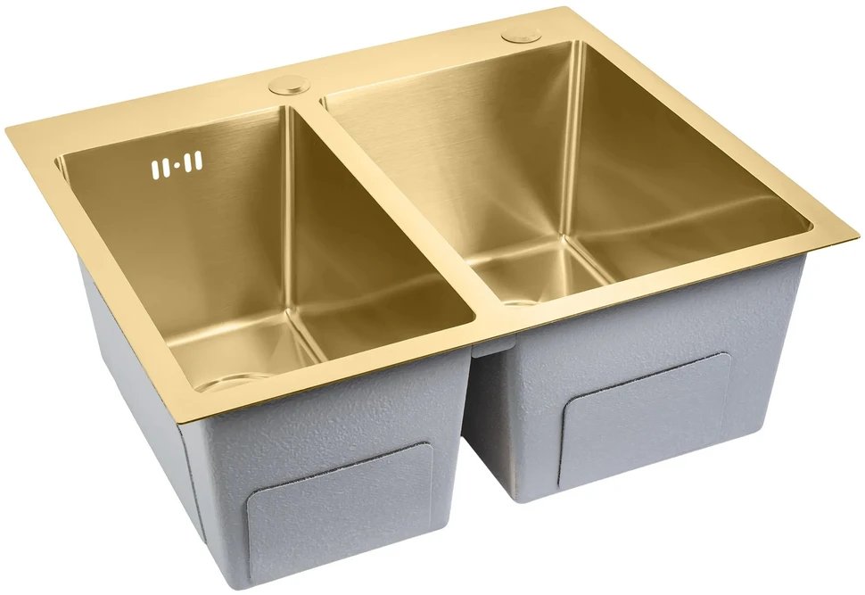 rea Plieninė kriauklė Toby BRUSH GOLD