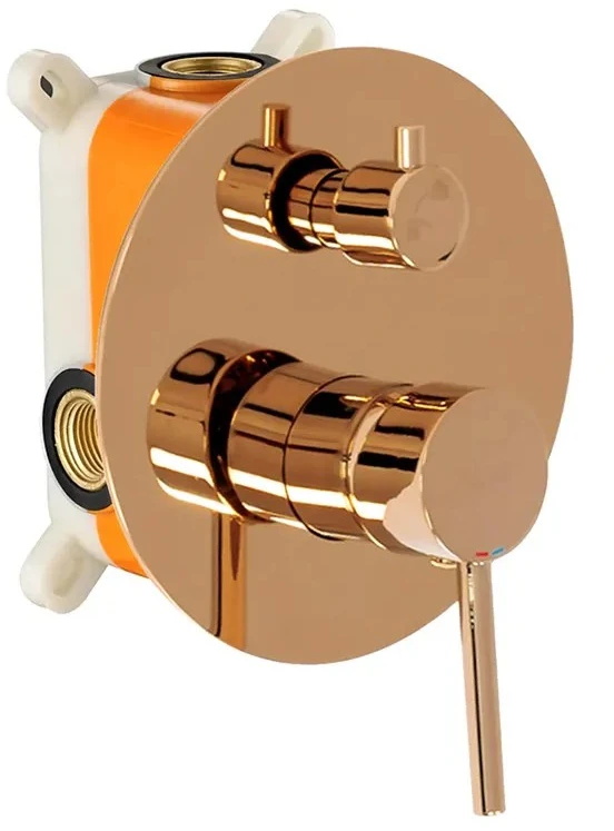 Potinkinė dušo sistema Rea Lungo Copper + DĖŽUTĖ