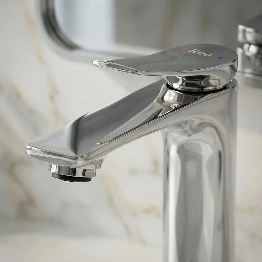 Praustuvo maišytuvas PREMIUM REA Vision Chrome Low
