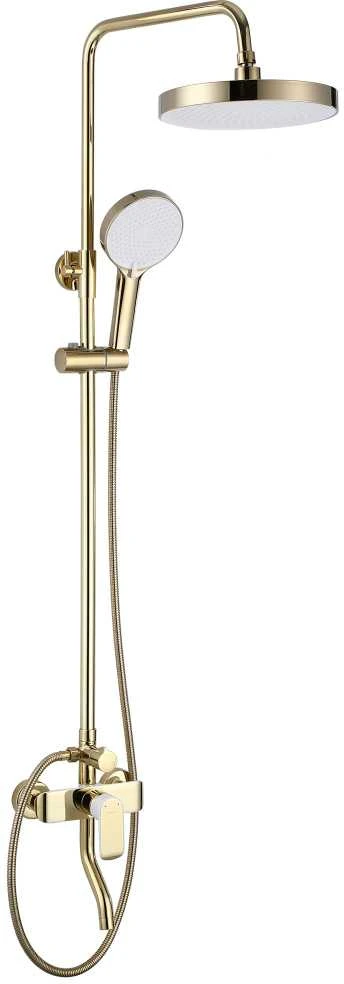 Dušo komplektas REA Bloom Baltas Gold, REA-P9529