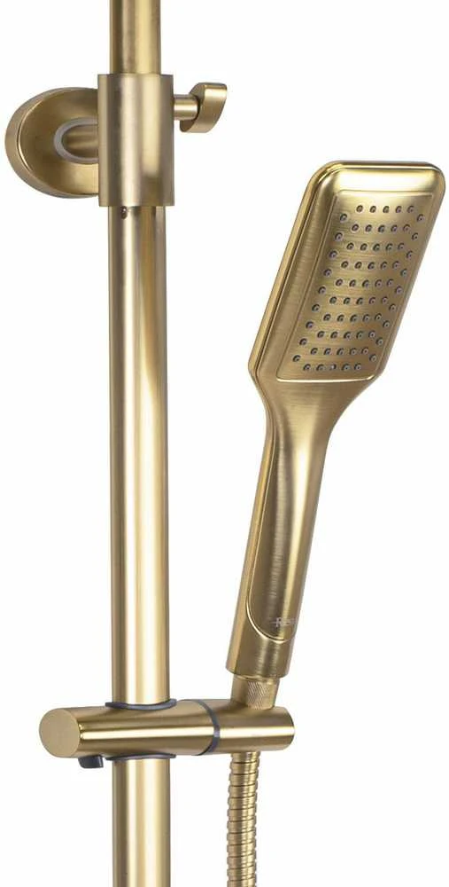 Dušo maišytuvas Rea TOM BRUSHED GOLD Termostat